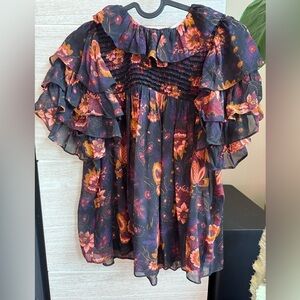 Ulla Johnson Lotta Blouse- 100% Silk